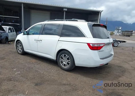 2013 Honda Odyssey Ex-L из США, поврежденный, VIN 5FNRL5H68DB066596